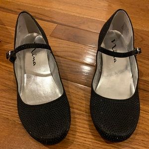 Nina Kids Black Zelia Heels